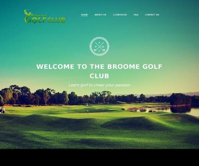 Broome Golf Club 