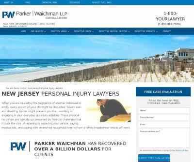 New Jersey Personal Injury Lawyers - Parker Waichman LLP Complex Litigation