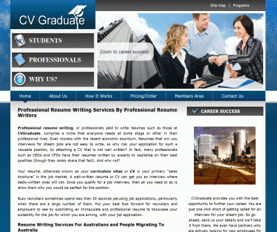 CVGraduate.com.au - Resume writing | Resume Services | Resumes