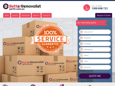 Better Removalists Perth, Australia On-Time Delivery Complete Coverage 