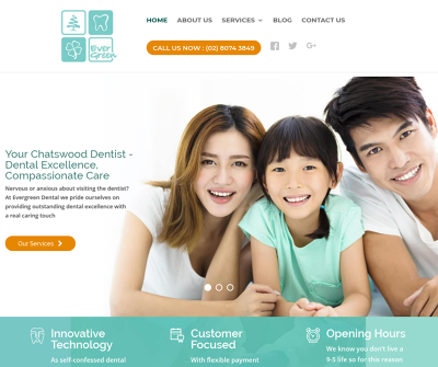 Evergreen Dental Clinic Chatswood,NSW, Australia General Dentistry Cosmetic Dentistry
