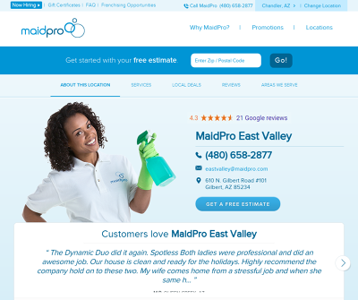 MaidPro East Valley