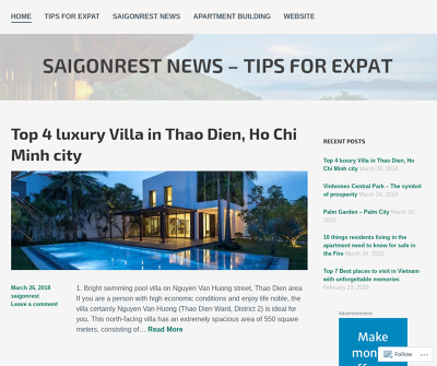 SaigonRest News - Tips For Expat Living In Viet Nam