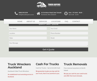Truck Wreckers Auckland | Truck Dismantlers | Truck Removals
