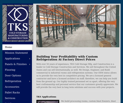TKS Cold Storage MFG & Construction Martinez,CA Refrigerated Warehouses 