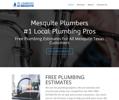 Plumbing In Mesquite,TX Water Heater Service Gas Leak Detection Drain Cleaning 