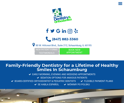 ABC Dentistry & Orthodontics Schaumburg,IL Emergency Dental General Dentistry