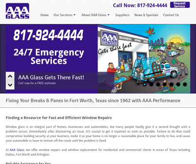 AAA Glass Fort Worth,TX Commercial Residential Auto Glass Emergency Specialty Glass