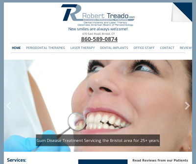 Robert F. Treado, DMD Advanced Periodontal Therapies, Dental Implants and Laser Theapy