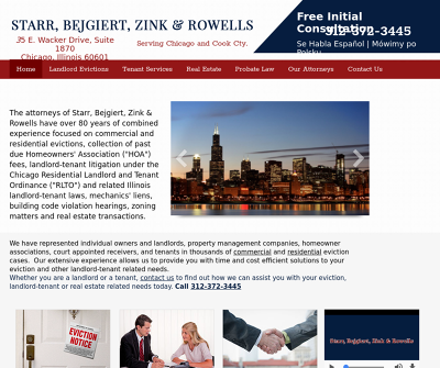 Starr, Bejgiert, Zink & Rowells Illinois Lease Preparation Landlord Tenant Law Tenant Eviction