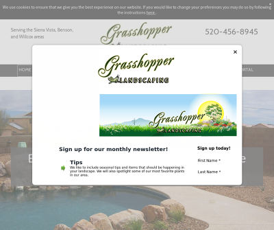 Grasshopper Landscaping & Maintenance LLC Yard Care to Irrigation Service Serving the Sierra Vista, Benson,  and Willcox areas
