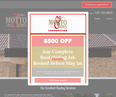 Motto and Sons Construction Serving Neenah, WI and the Surrounding Areas  residential roofing or commercial roofing