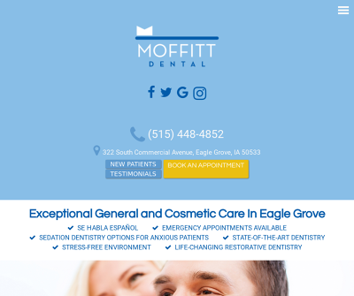 Moffitt Dental Center Iowa General & Cosmetic Care Restorative & Prosthodontic Dentistry