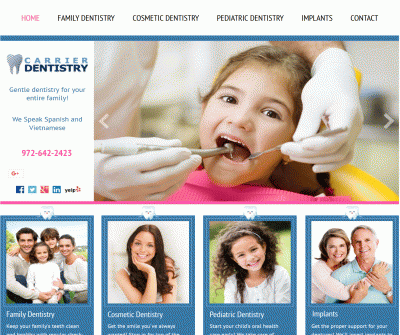 Carrier Dentistry Arlington,TX Family Dentistry Cosmetic Dentistry Pediatric Dentistry