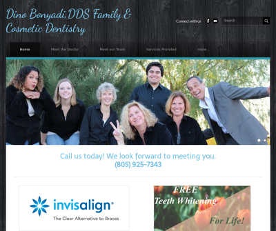 Dino Bonyadi DDS California Dental Emergencies, Invisalign, PerioProtect, Digital X-Rays