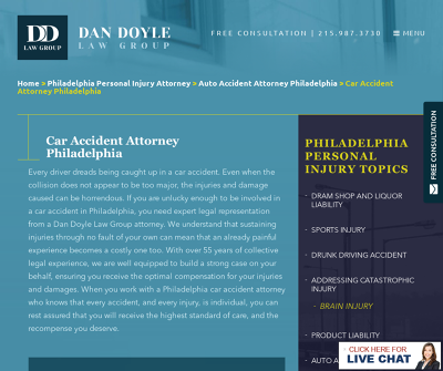 Car Accident Attorney Philadelphia | Dram Shop Liquor Liability Sports Injury Drunk Driving Accident