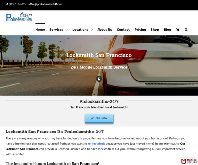 Locksmith San Francisco | Licensed Locksmith Service Car Lockout Laser Cut Key Trunk Lockout