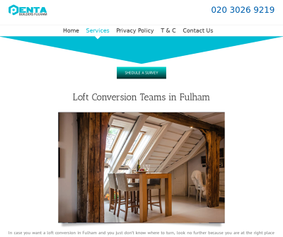 Loft Conversion in Fulham by Penta Builders UK Painting Decorating Home Extensions Damage Restorations 