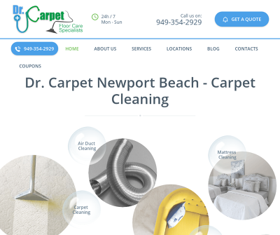 Dr. Carpet Newport Beach, California Wood Floor Cleaning Upholstery Cleaning Tile and Grout Cleaning