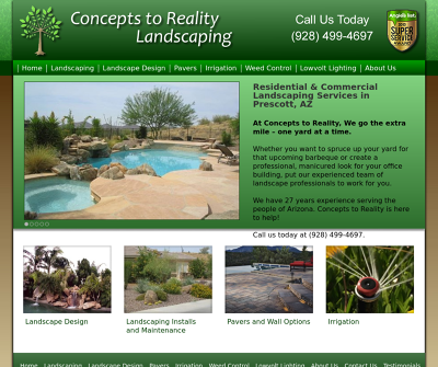 Concepts To Reality Prescott, AZ Landscaping Landscape Design Pavers Irrigation 