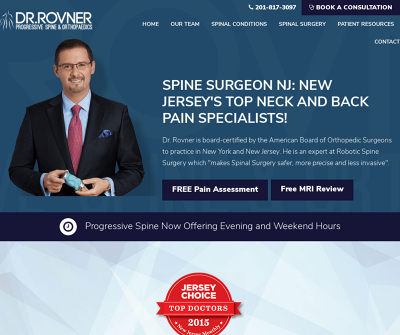 Joshua S. Rovner, MD - Progressive Spine & Orthopaedics