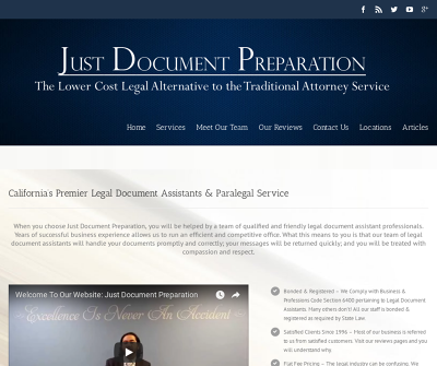 Just Document Preparation Riverside, CA Adoptions Advance HealthCare Directives Affidavits