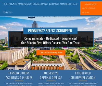 Schnipper Law, P. C. Atlanta,GA Personal Injury Criminal Defense DUI Defense 