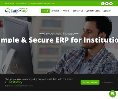 ZenoxERP TimeTable Management Payment Gateway Integration Examination Management 