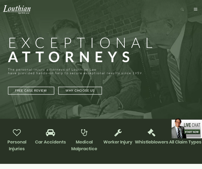 Louthian Law Firm, P.A Columbia, SC Personal Injury Vehicle Accidents Work Injuries