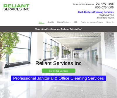 Reliant Services Inc Newark,NJ Washroom Services Floor Services Carpet Cleaning