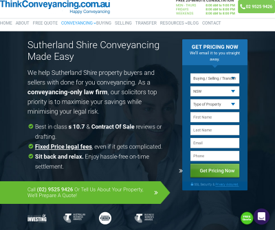 Think Conveyancing Sutherland Shire
