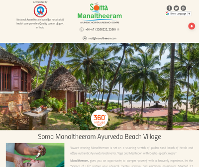 Manaltheeram beach Village