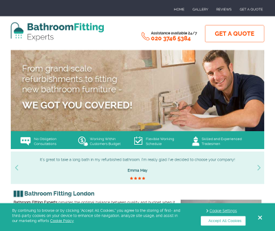 Bathroom Fitting Experts London, England Replacement of Floor & Wall Boards