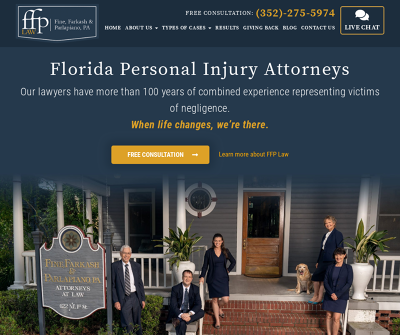 Fine, Farkash and Parlapiano, P.A. Gainesville,FL Car Accident Dog Bite Personal Injury