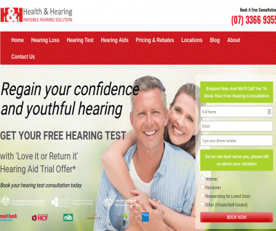 Health & Hearing Brisbane,Australia Hearing Loss Hearing Test Hearing Aids 
