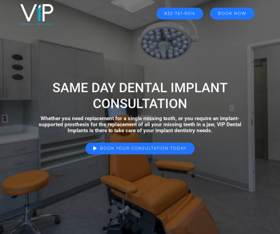 VIP Dental Implants Dental Procedure Abutment Crown Single Tooth Dental Implant