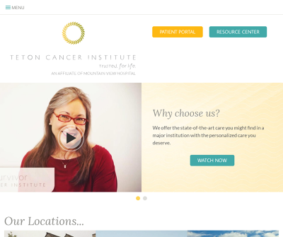 Teton Cancer Institute Idaho Falls, ID Medical Oncology Radiation Peditaric Oncology