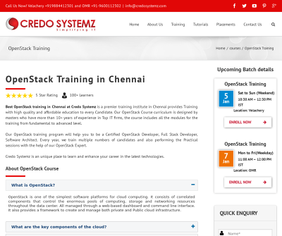 Credo Systemz Chennai, India Mobile Application Training Software Testing Training
