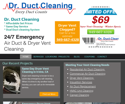 Professional Air Duct Cleaning in Orange County