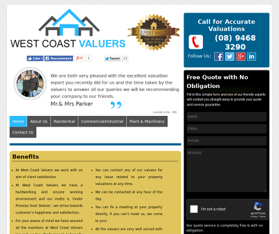 West Coast Valuers Perth, Australia Asset Register Valuations Capital Gains Tax