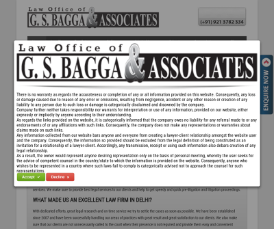 Law office of G. S. Bagga