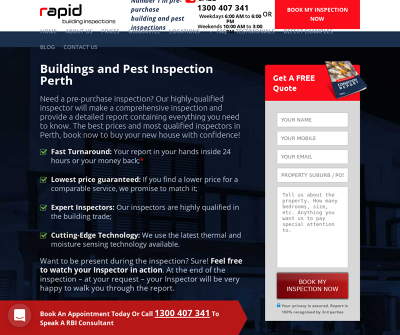 Rapid Building Inspections Perth 
