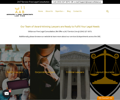 Award-Winning Criminal lawyer, Family lawyer and SMB lawyer in Dubai and other Emirates