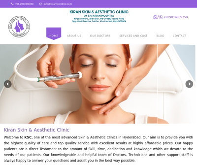 Kiran Skin and Aesthetic Clinic in Hyderabad