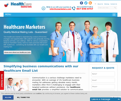 Healthcare Email List | Healthcare Mailing List 