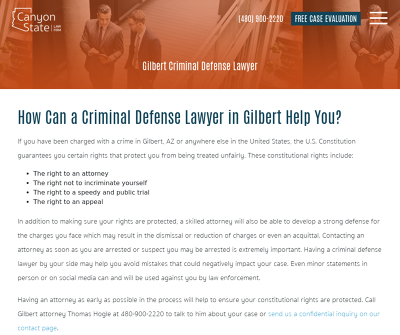 Canyon State Law - Gilbert