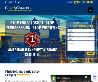 Philadelphia Bankruptcy Lawyers - Cibik & Cataldo