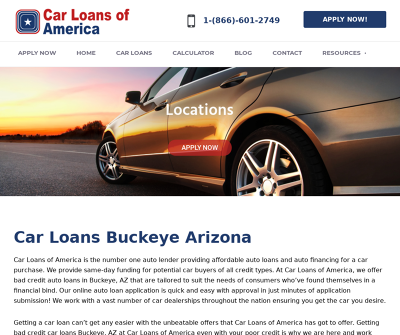 Car Loans of America