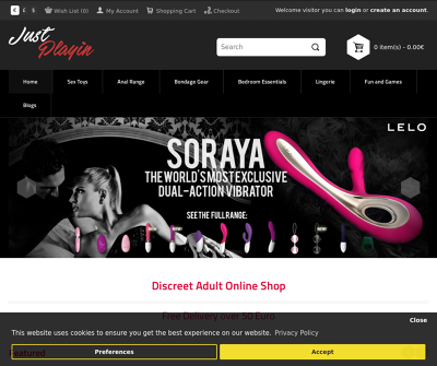 Discreet Online Adult Sex Toy Shop Ireland