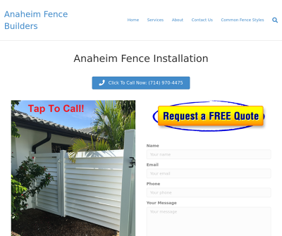 Anaheim Fence Builders
